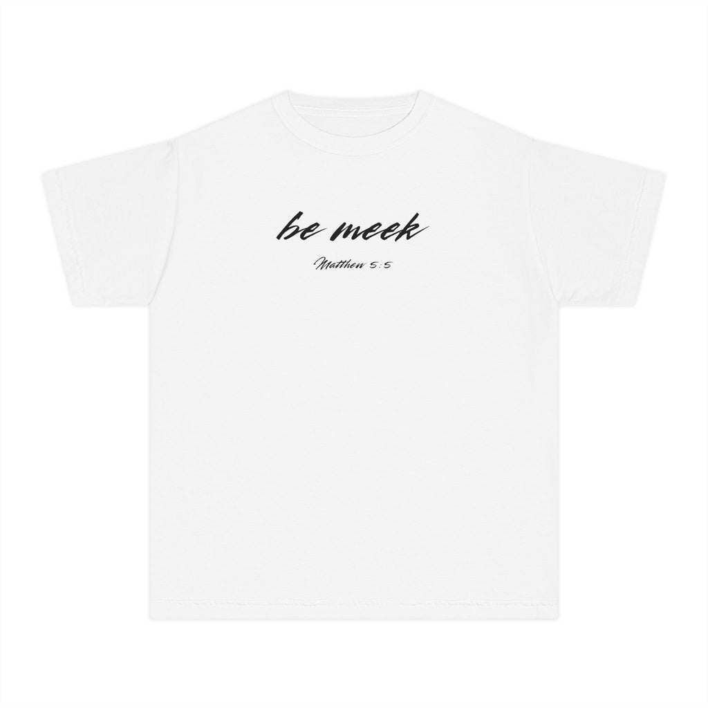 Be Meek Matthew 5:5 Boys T-Shirt