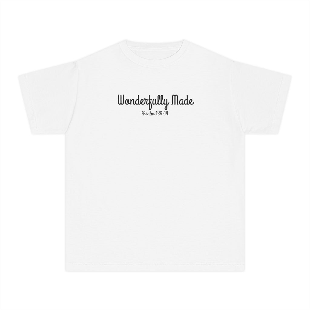 Wonderfully Made Psalm 139:14 Girls T-Shirt