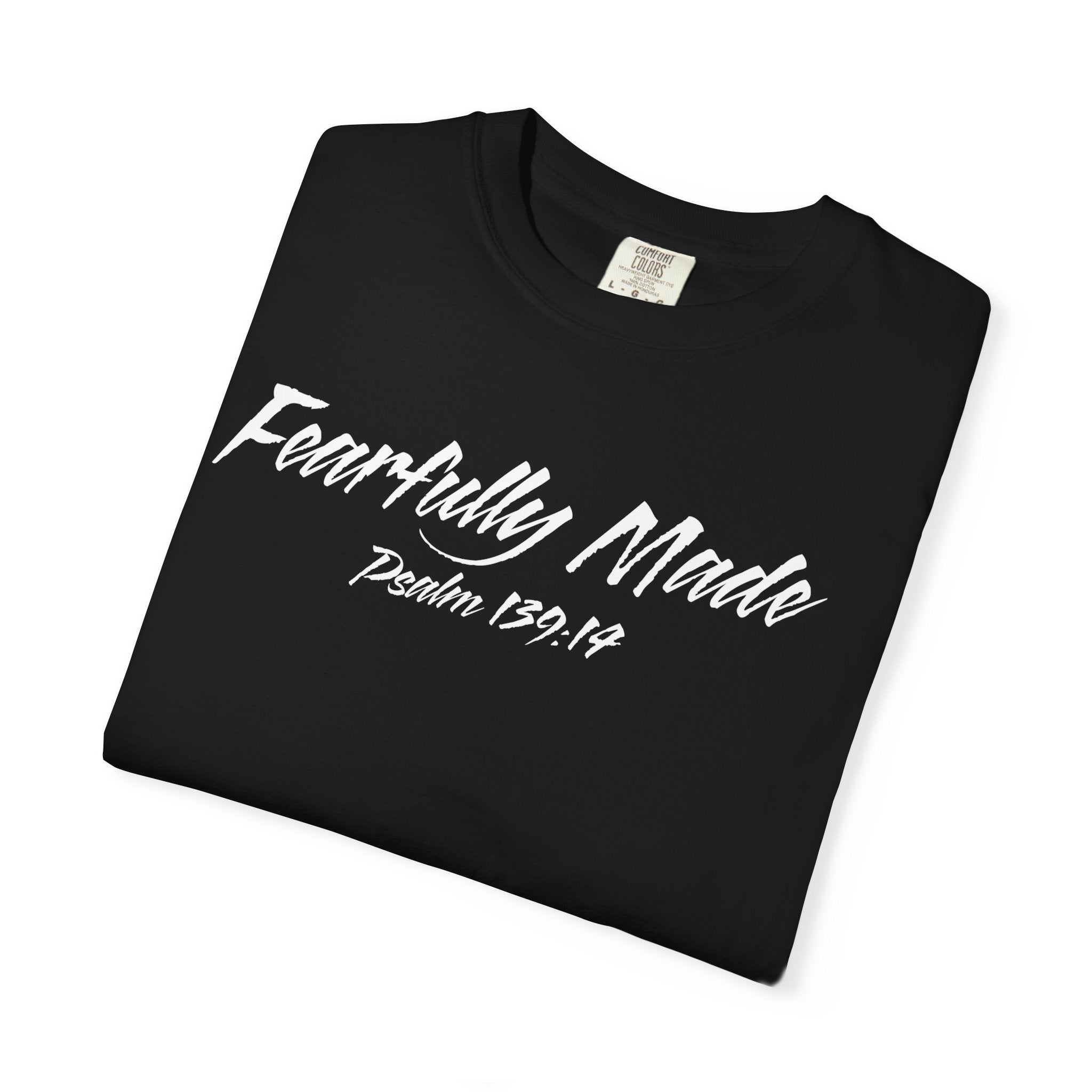Fearfully Made 139:14 Black T-shirt