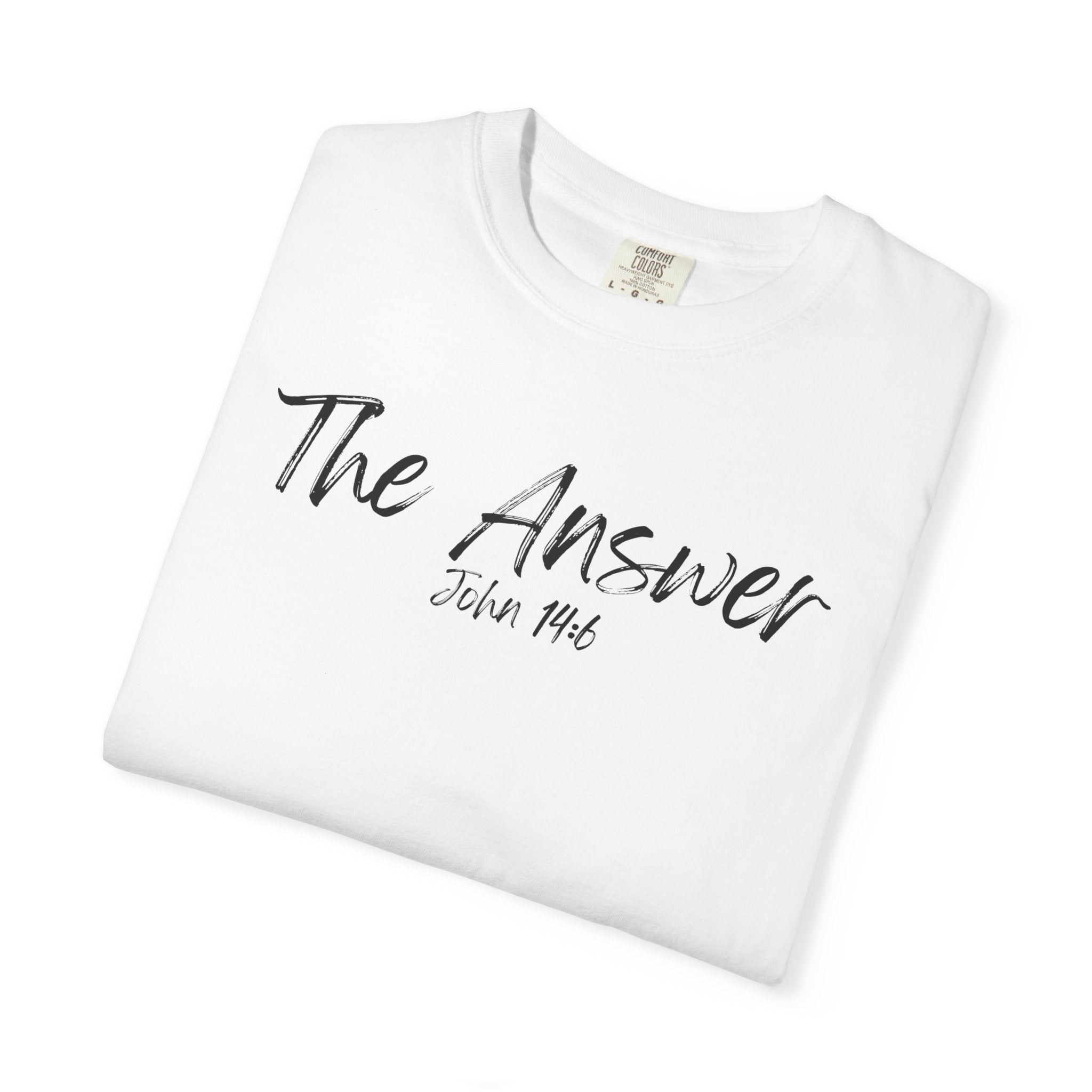 The Answer John 14:6 Women's White T-shirt