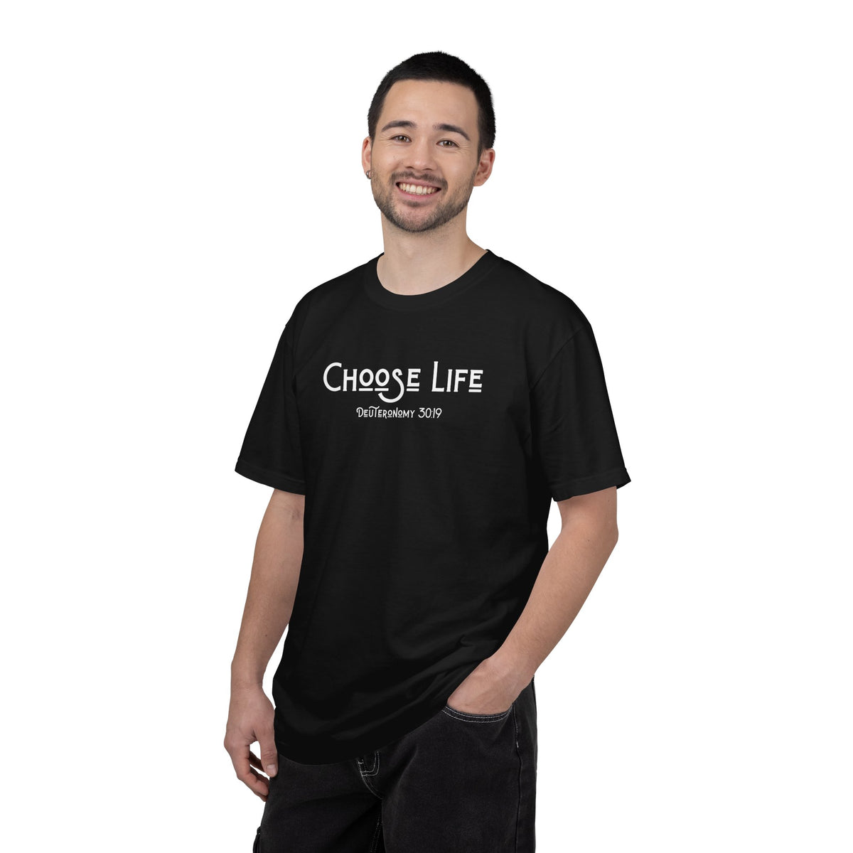 Non-Perishable John 3:16 Men's Black T-shirt