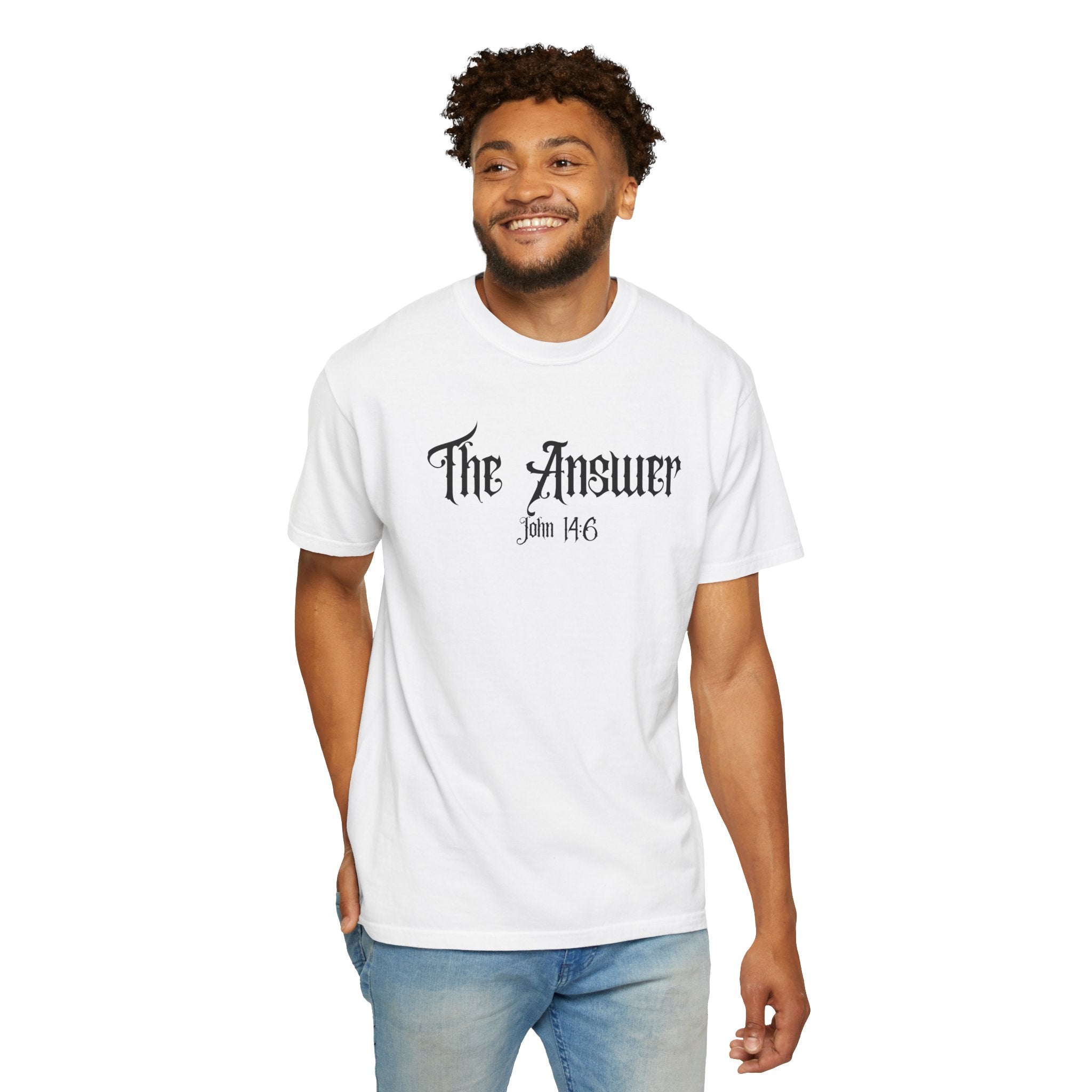 The Answer John 14:6 Mens T-Shirt