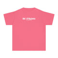 I Am Strong 2 Corinthians 12:10 Girls Breast Cancer Awareness T-Shirt