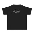 Be Meek Matthew 5:5 Boys Black T-Shirt