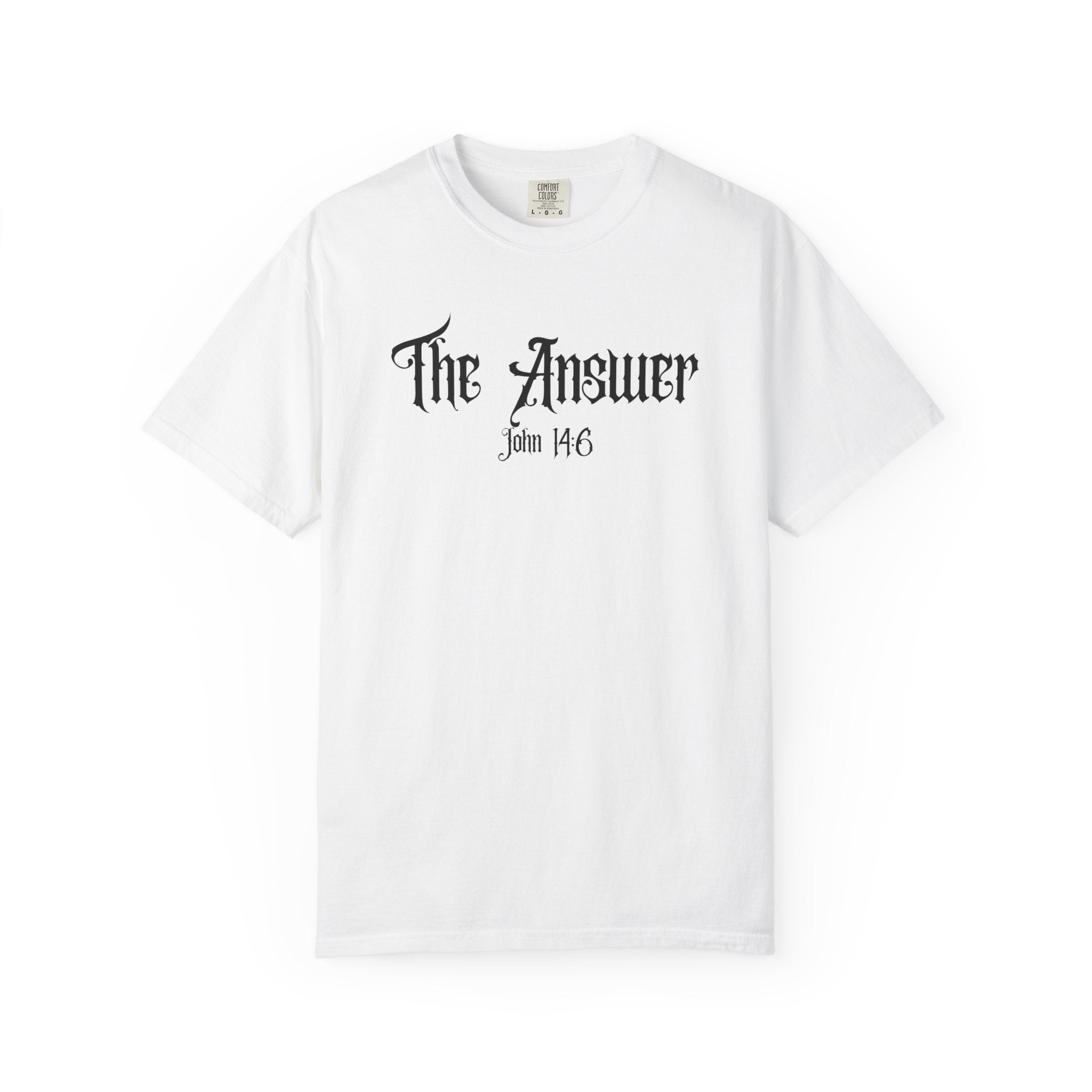 The Answer John 14:6 Mens T-Shirt