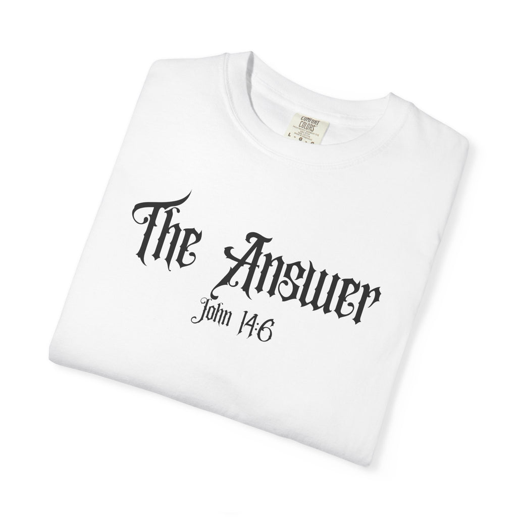 The Answer John 14:6 Mens T-Shirt