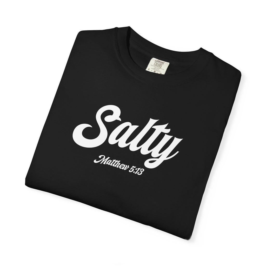Salty Matthew 5:13 Black T-shirt