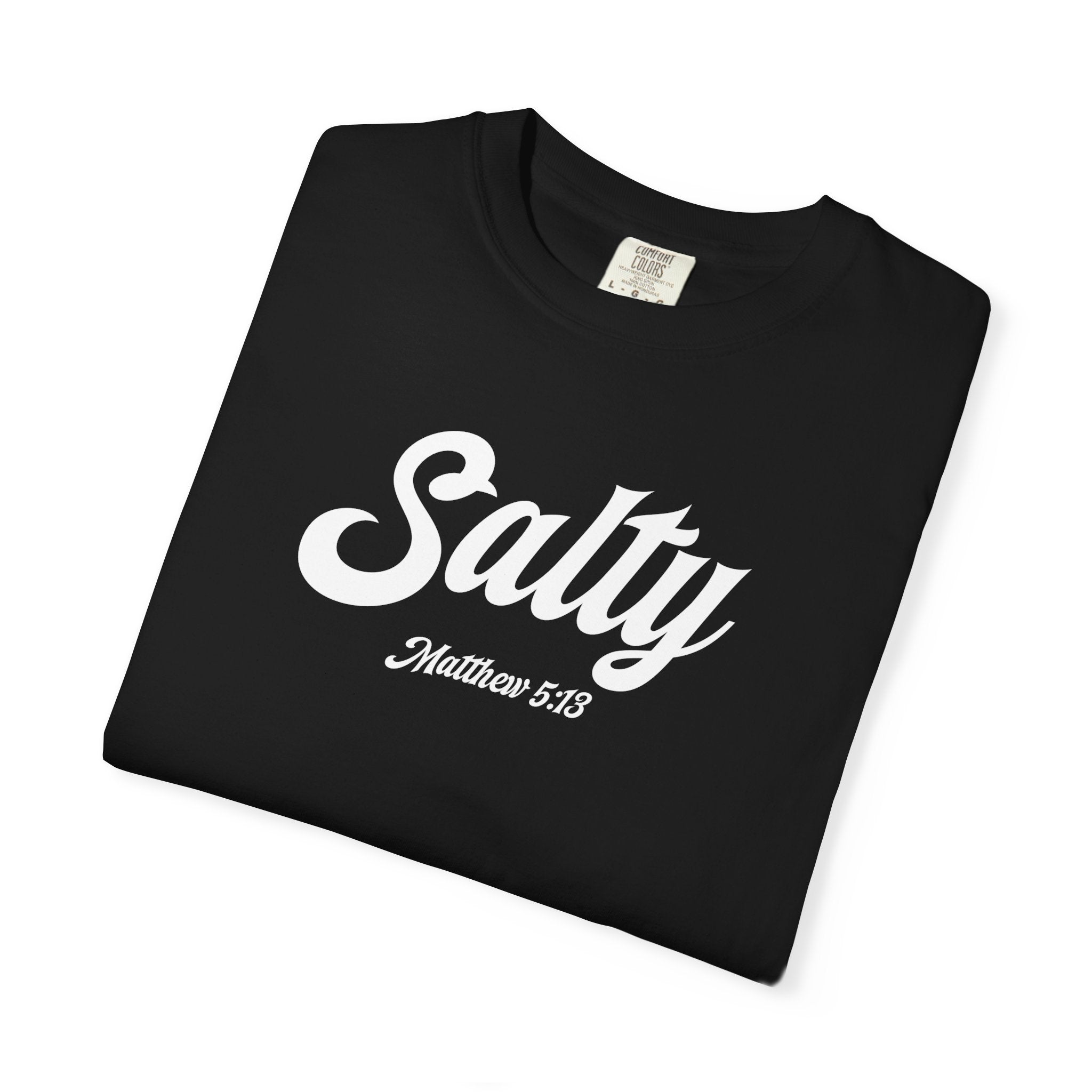 Salty Matthew 5:13 Black T-shirt