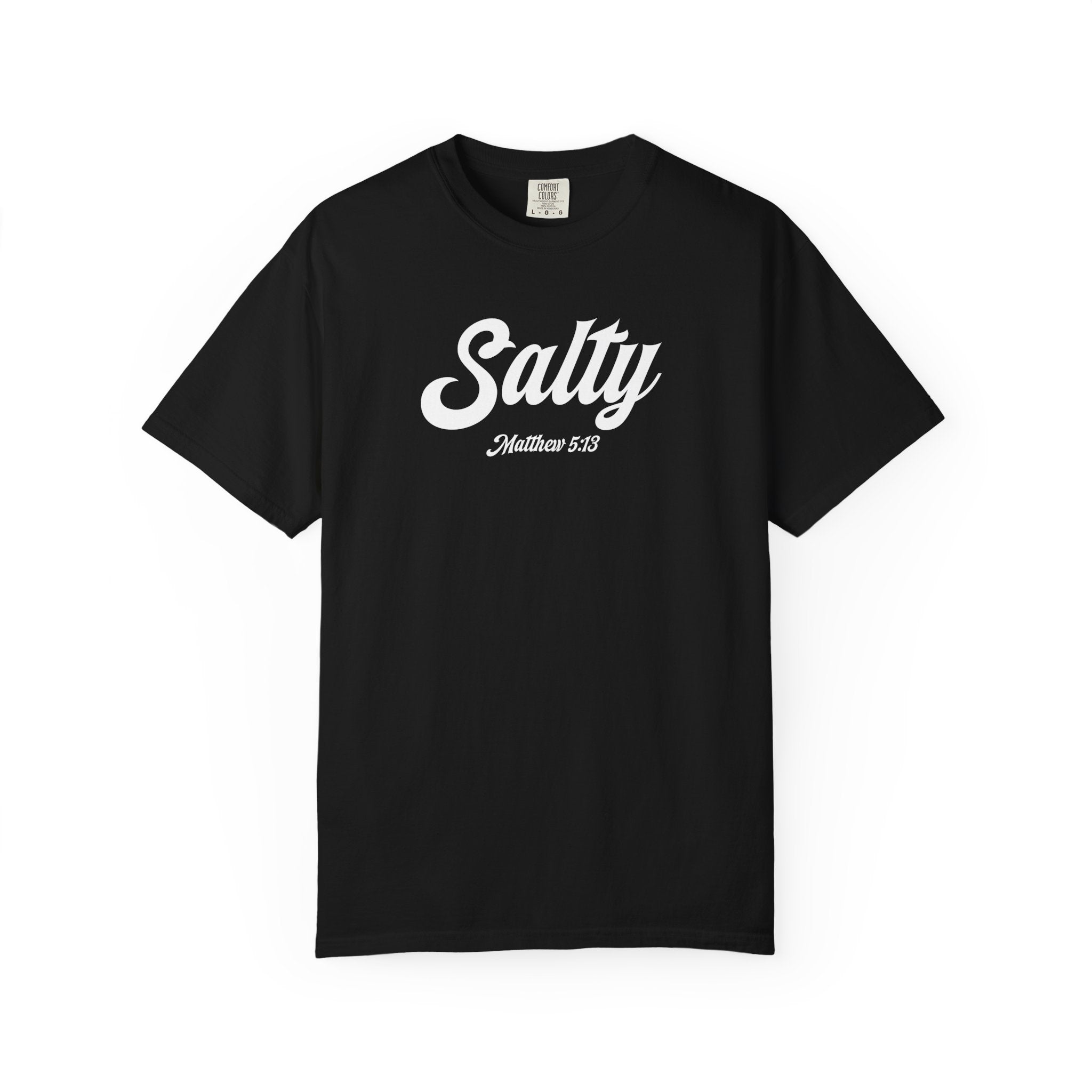 Salty Matthew 5:13 Black T-shirt