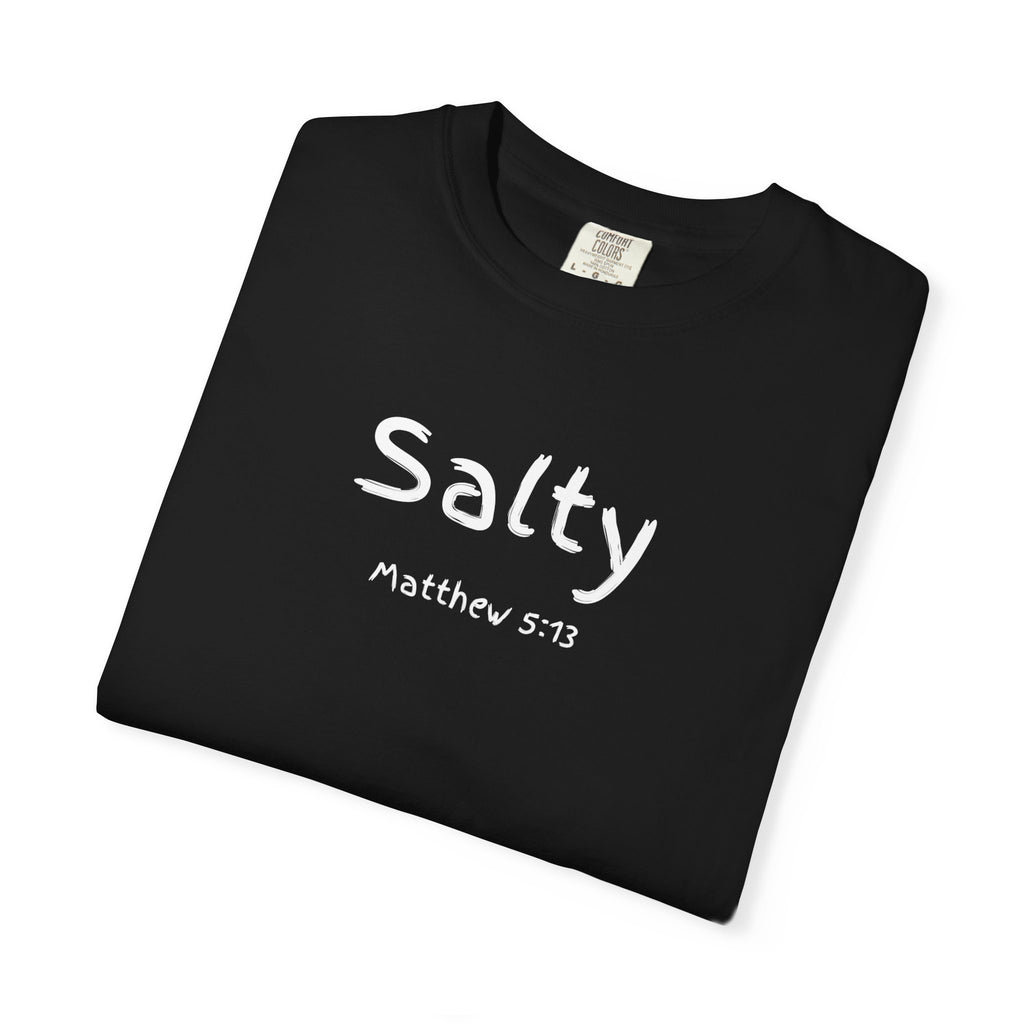 Salty Matthew 5:13 Women's Black T-shirt